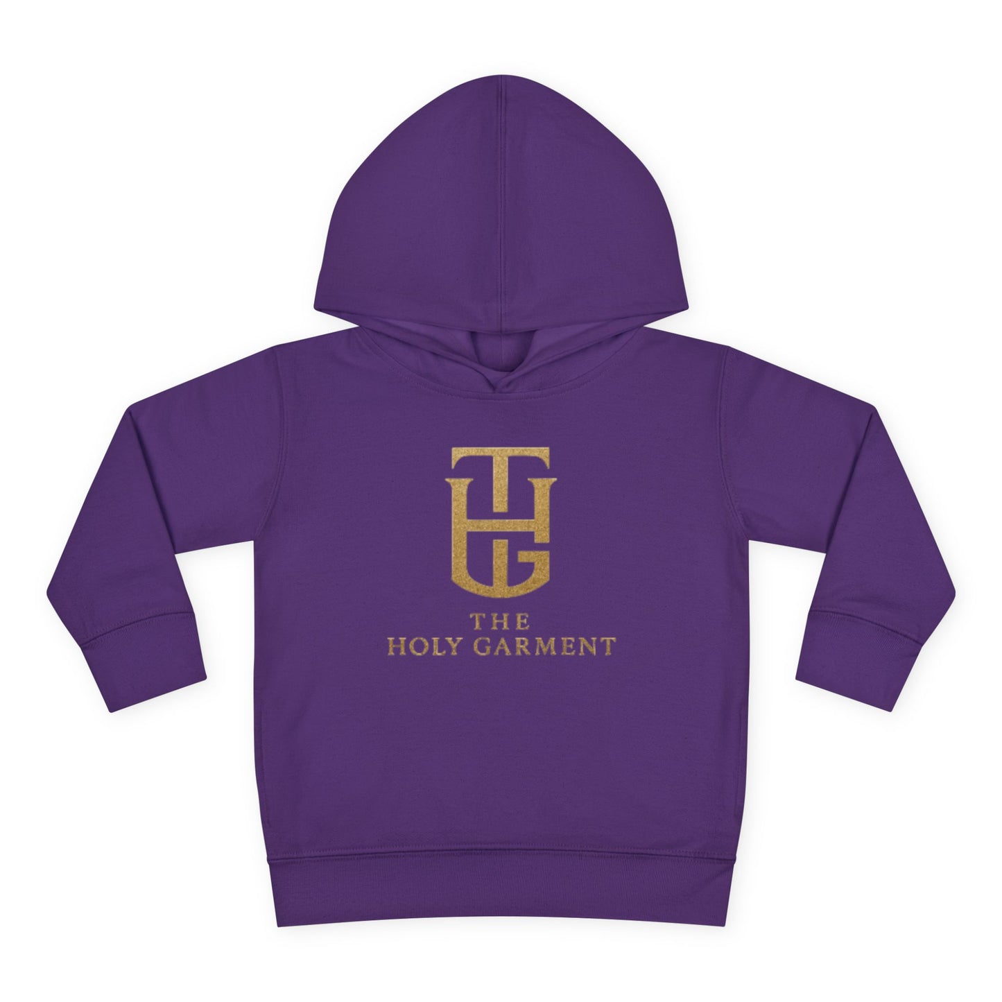 Toddler Hoodie - 'The Holy Garment' Gold Logo & Wings Pullover