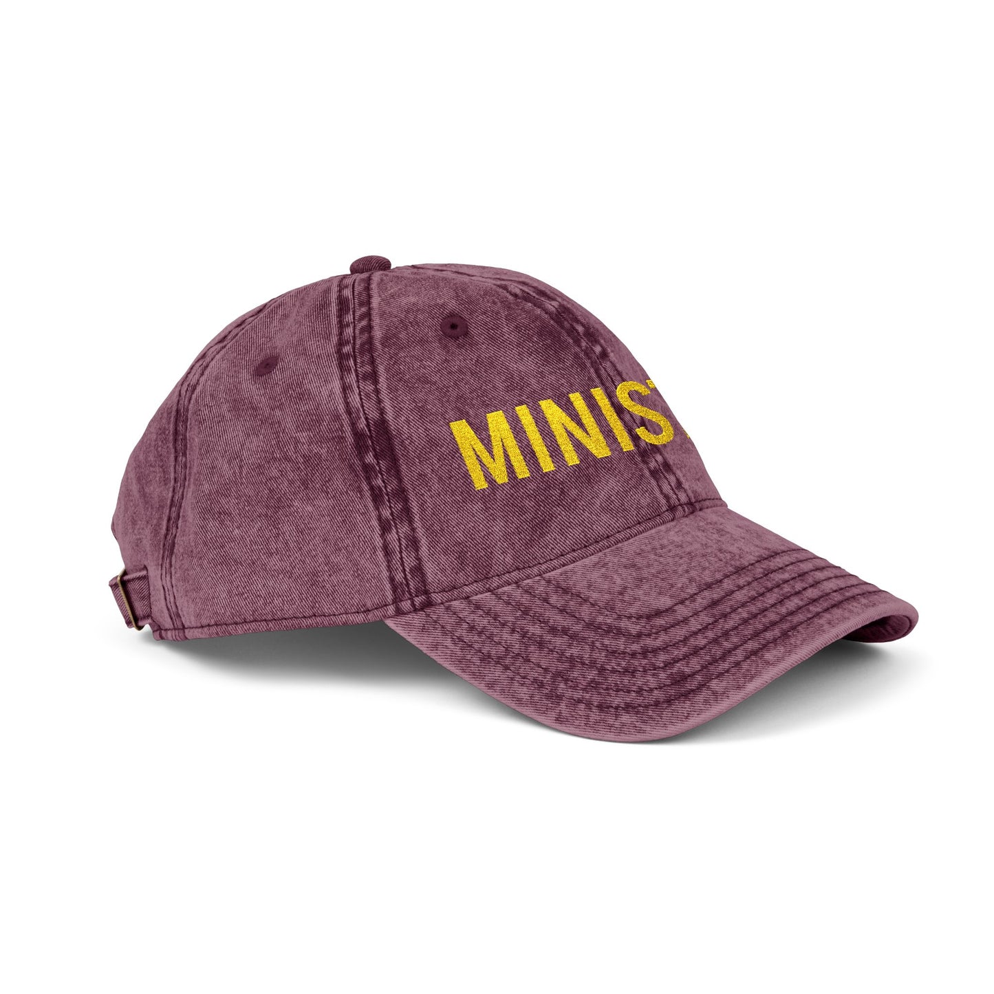 Minister Embroidered Vintage Cap