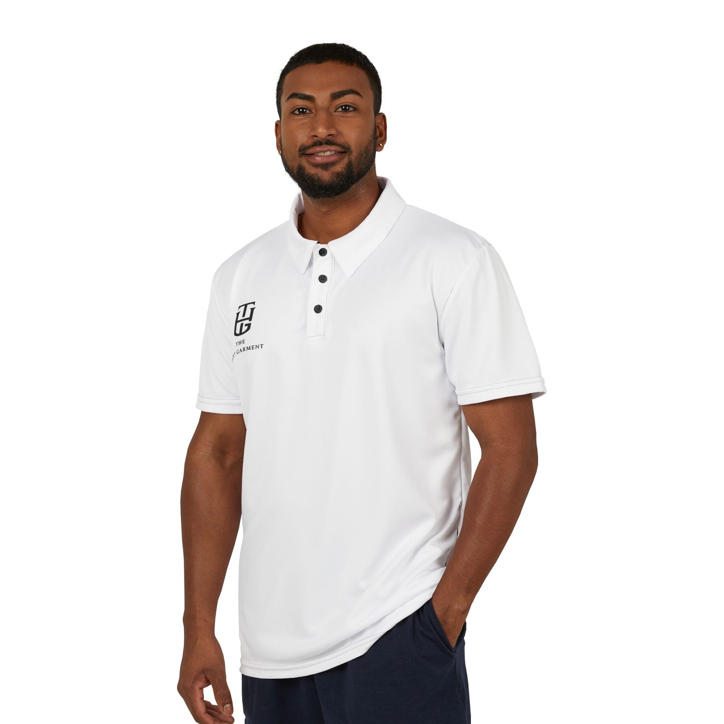 White Performance Polo Shirt