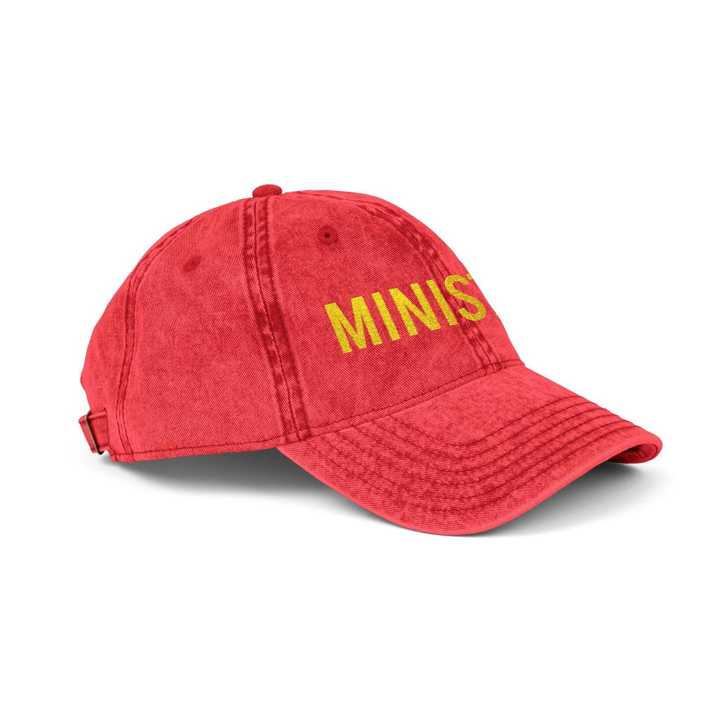 Minister Embroidered Vintage Cap