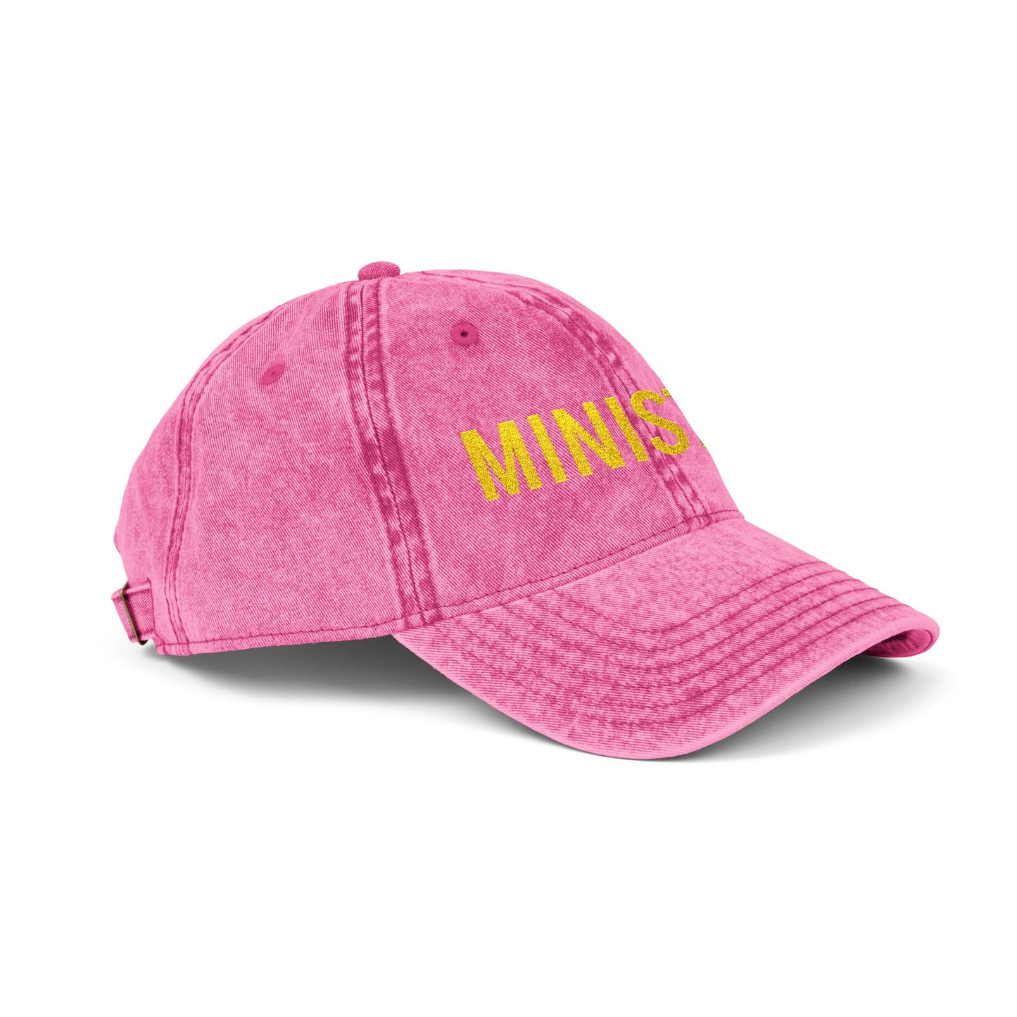 Minister Embroidered Vintage Cap