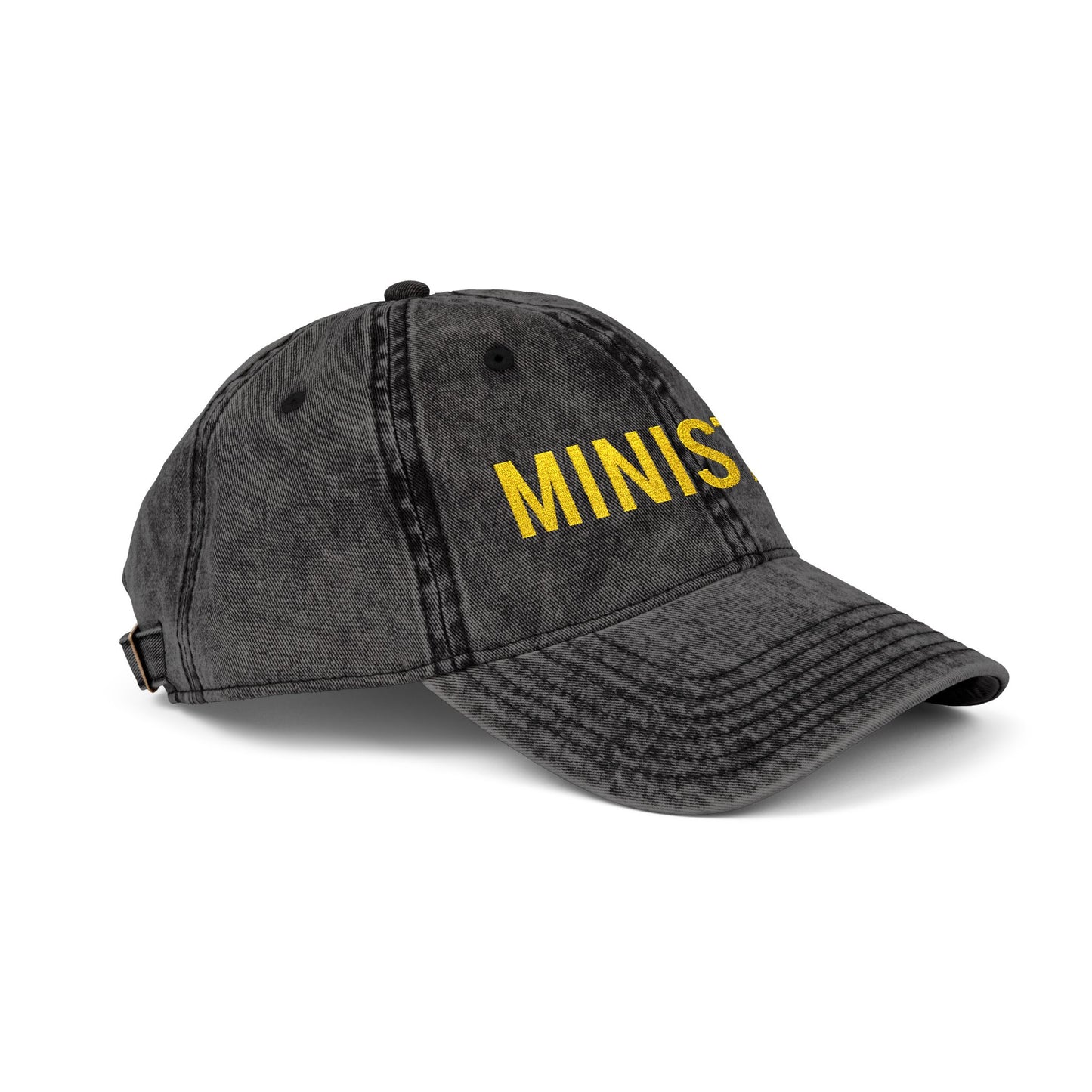 Minister Embroidered Vintage Cap