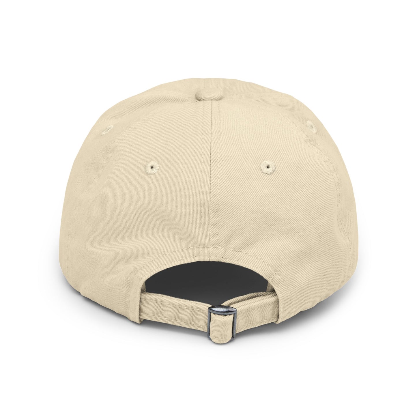 Distressed Wing Logo Cap — Gold Emblem Dad Hat