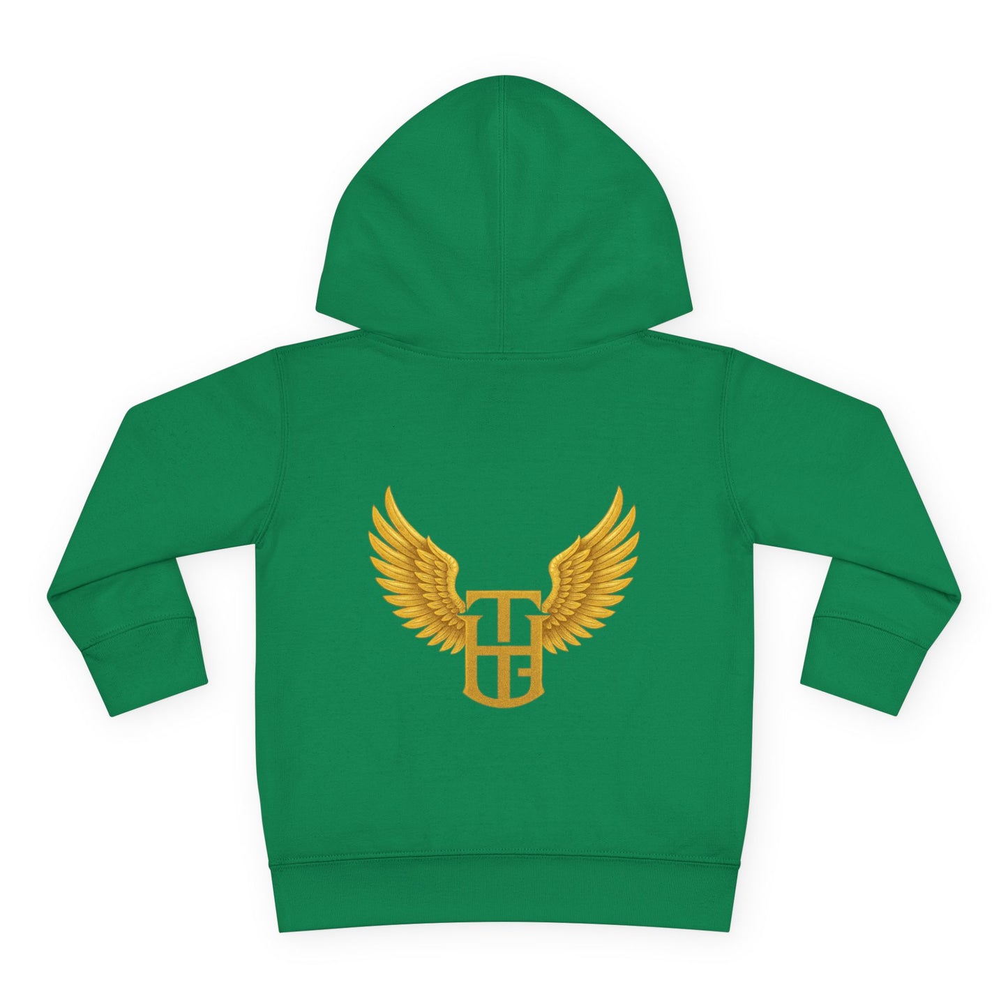 Toddler Hoodie - 'The Holy Garment' Gold Logo & Wings Pullover