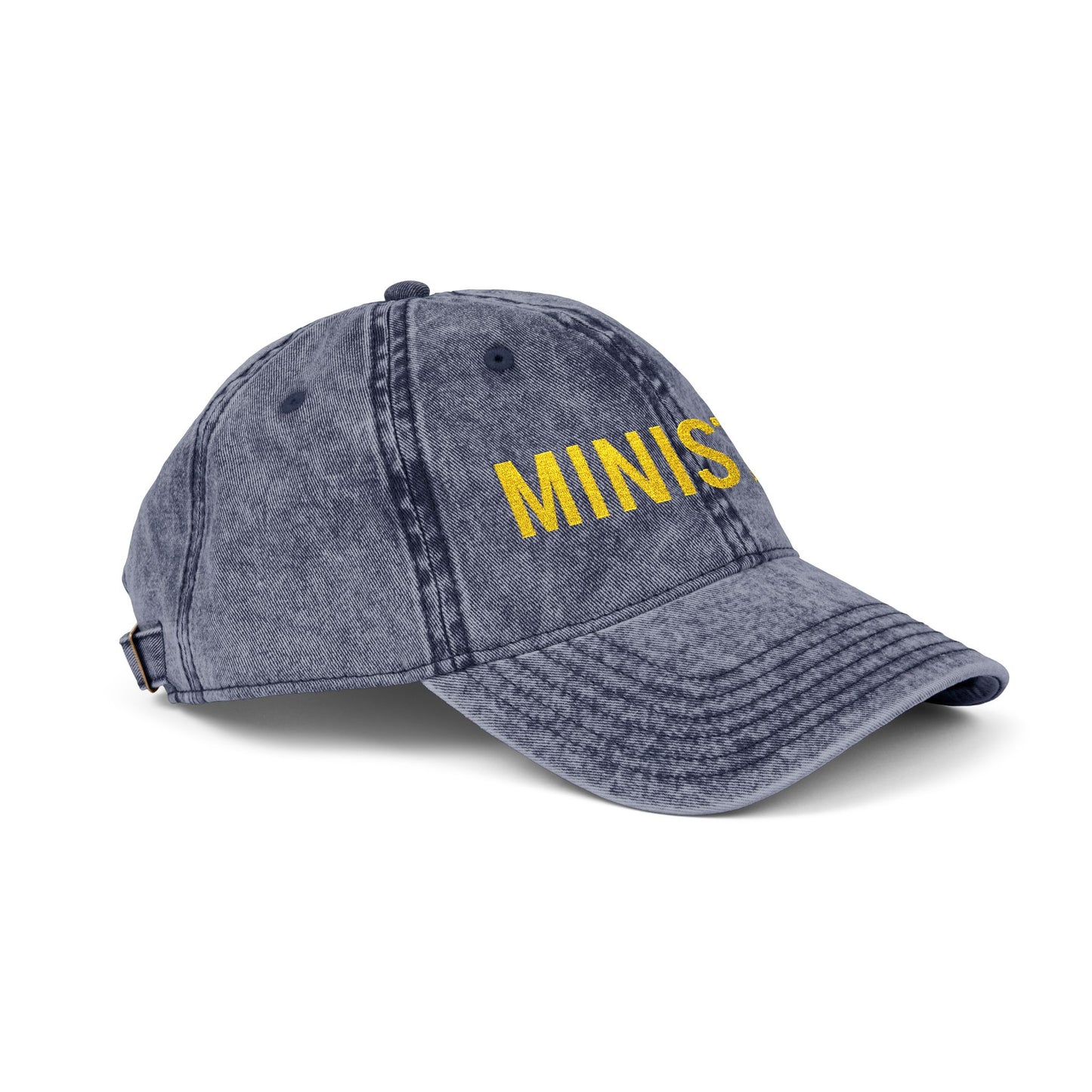 Minister Embroidered Vintage Cap