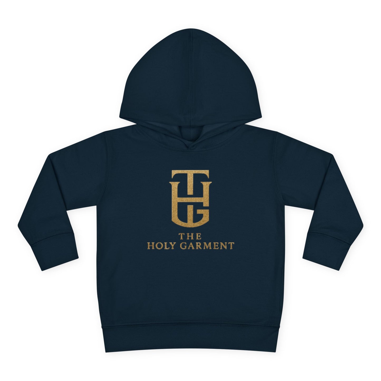 Toddler Hoodie - 'The Holy Garment' Gold Logo & Wings Pullover