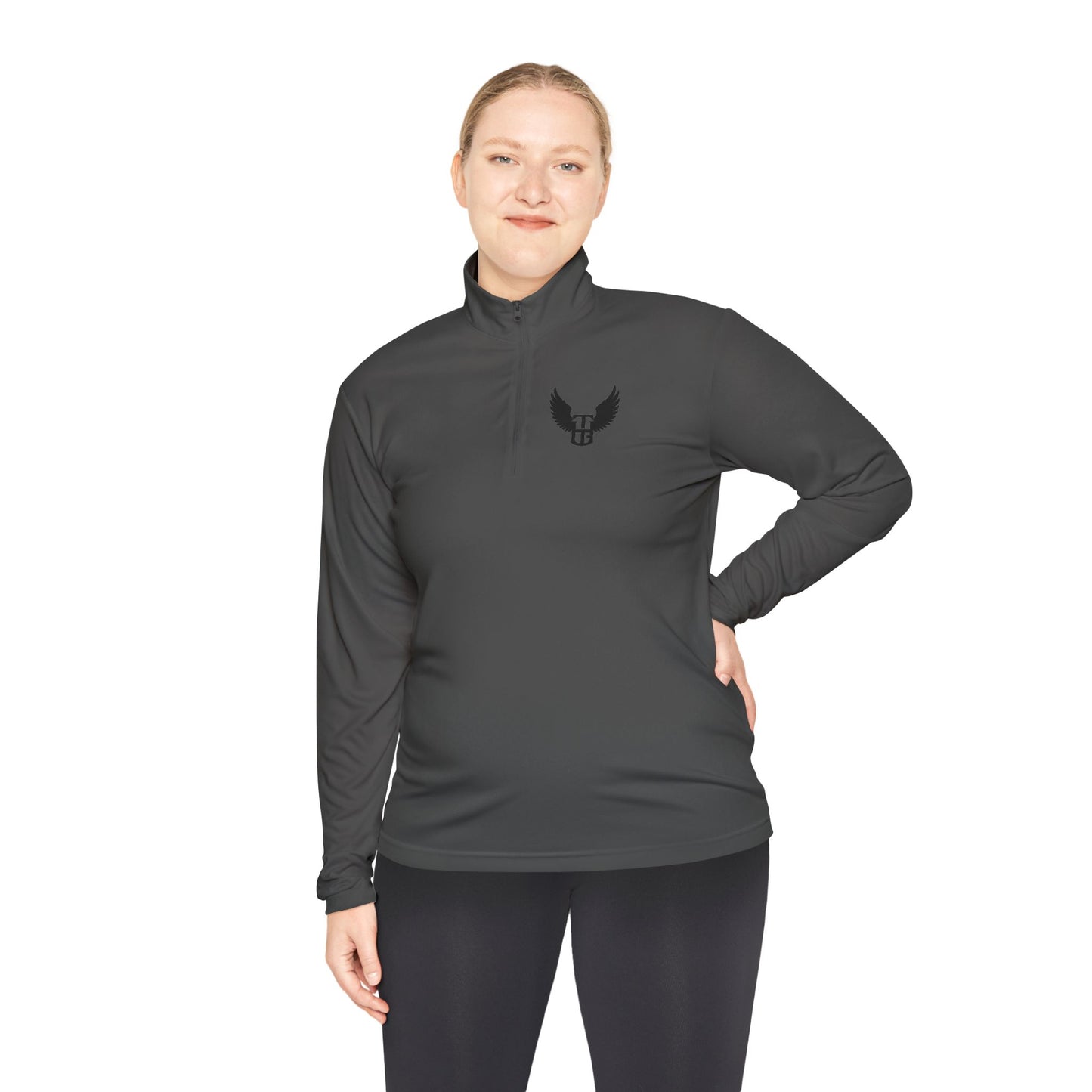 Winged Shield Quarter-Zip Pullover