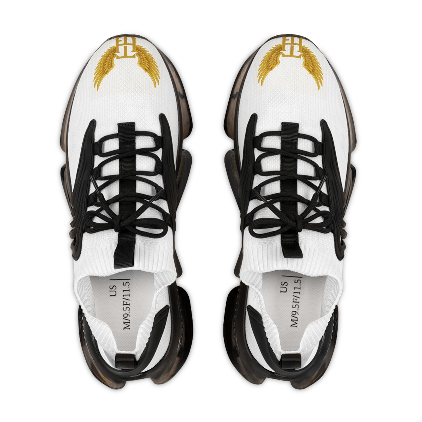 Men's White Mesh Sneakers — Lightweight Athletic Shoes