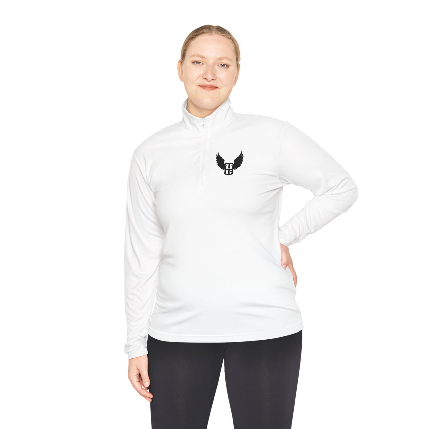 Winged Shield Quarter-Zip Pullover