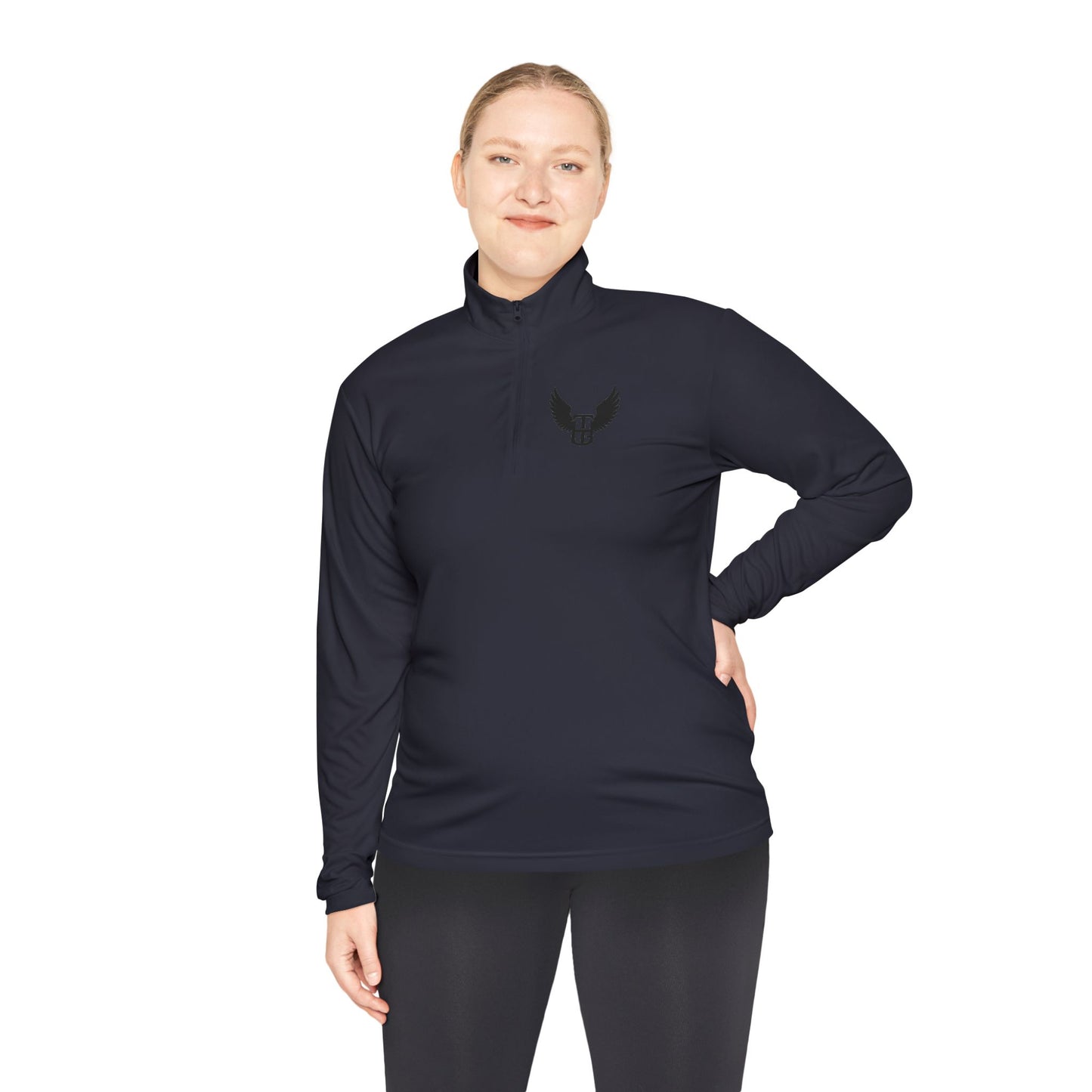 Winged Shield Quarter-Zip Pullover