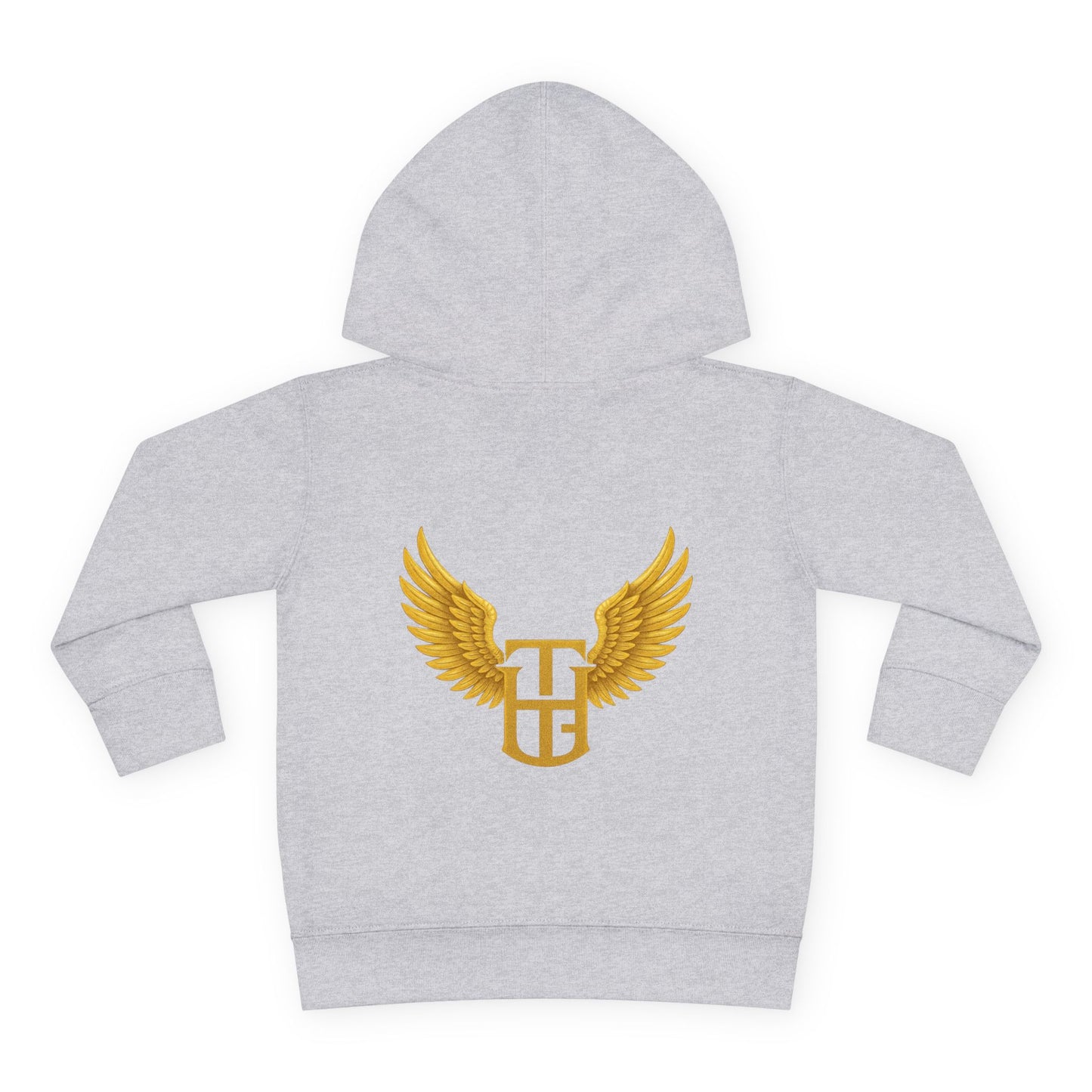 Toddler Hoodie - 'The Holy Garment' Gold Logo & Wings Pullover