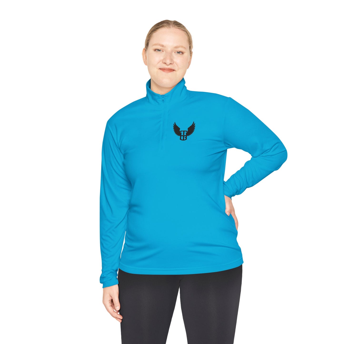 Winged Shield Quarter-Zip Pullover