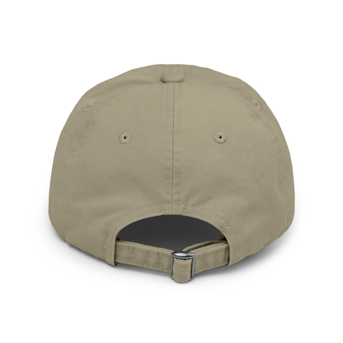 Distressed Wing Logo Cap — Gold Emblem Dad Hat
