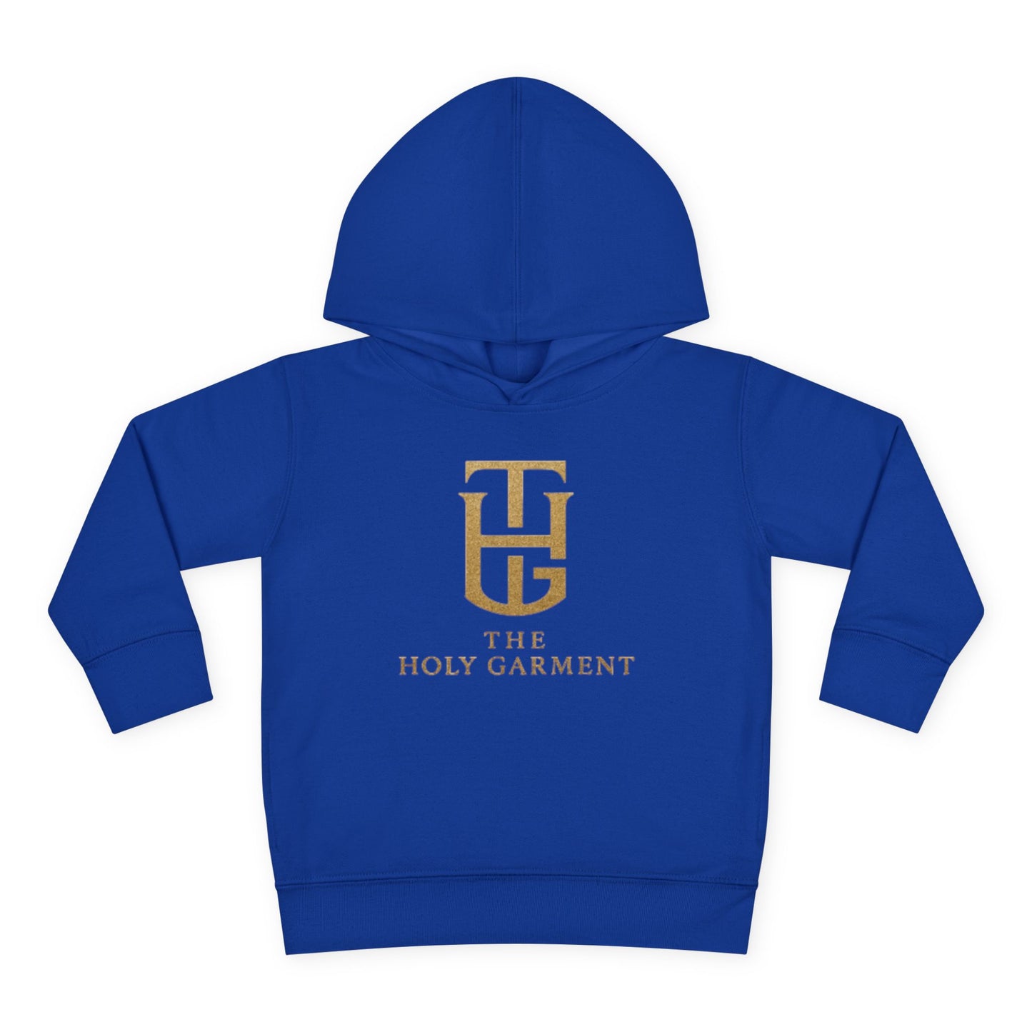 Toddler Hoodie - 'The Holy Garment' Gold Logo & Wings Pullover