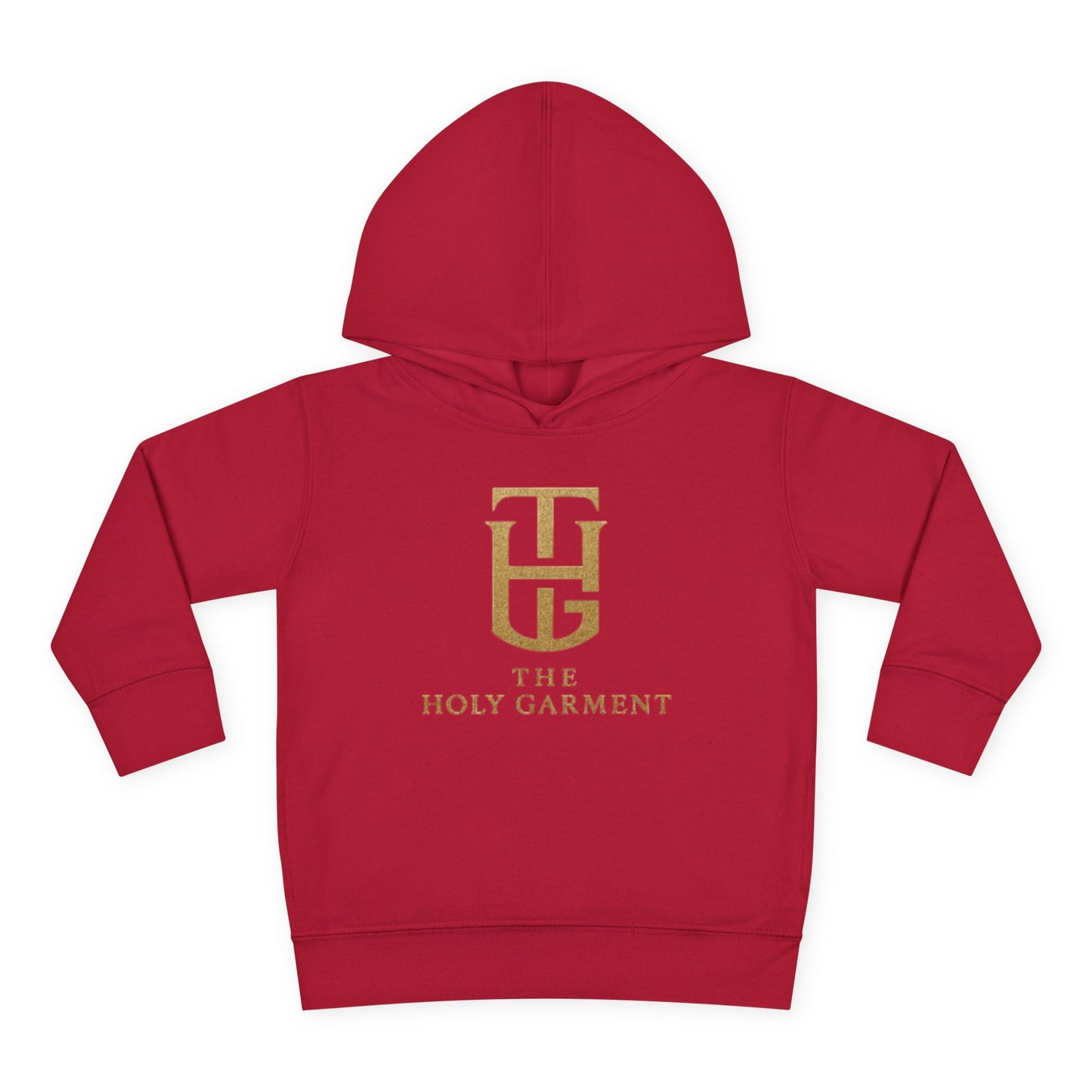 Toddler Hoodie - 'The Holy Garment' Gold Logo & Wings Pullover