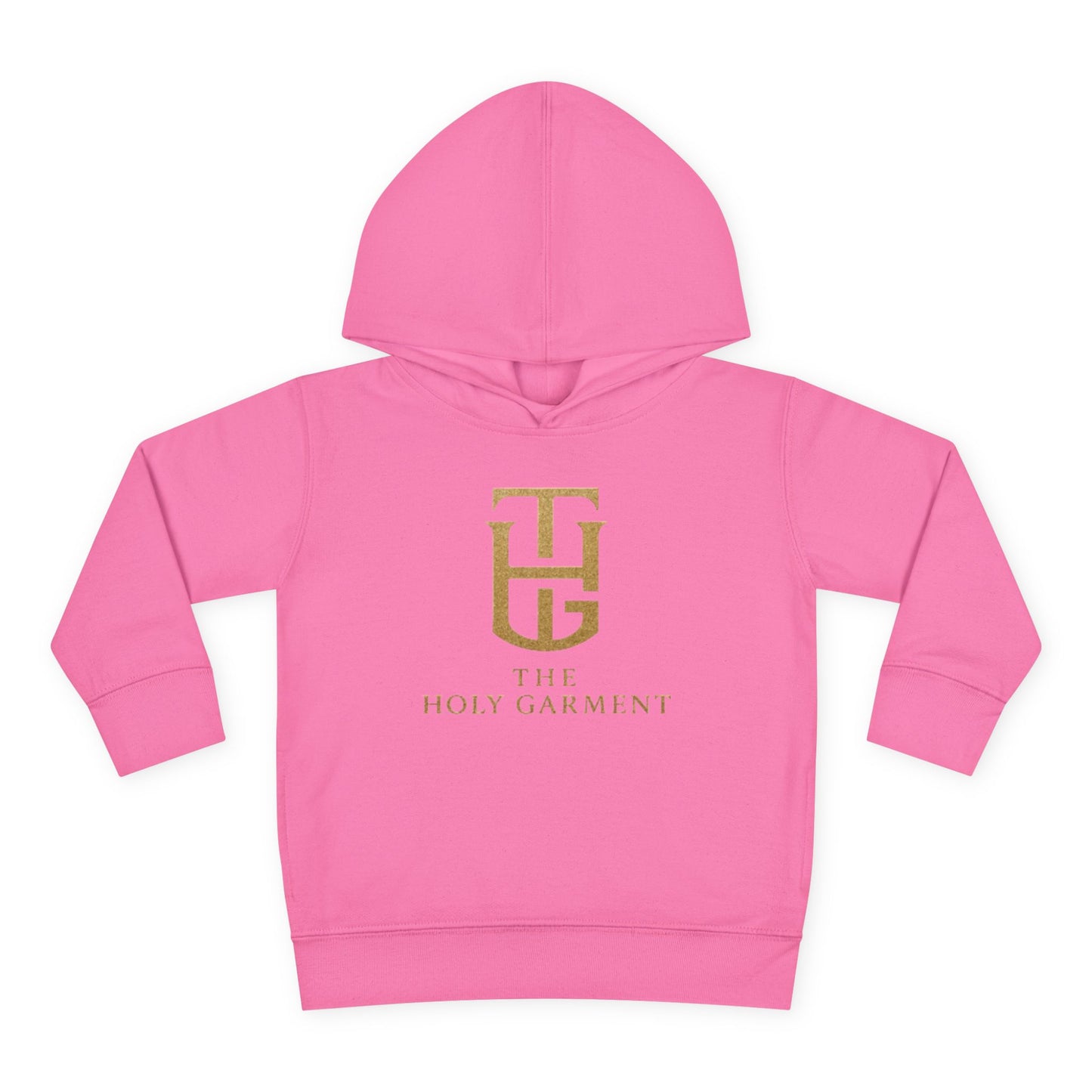 Toddler Hoodie - 'The Holy Garment' Gold Logo & Wings Pullover