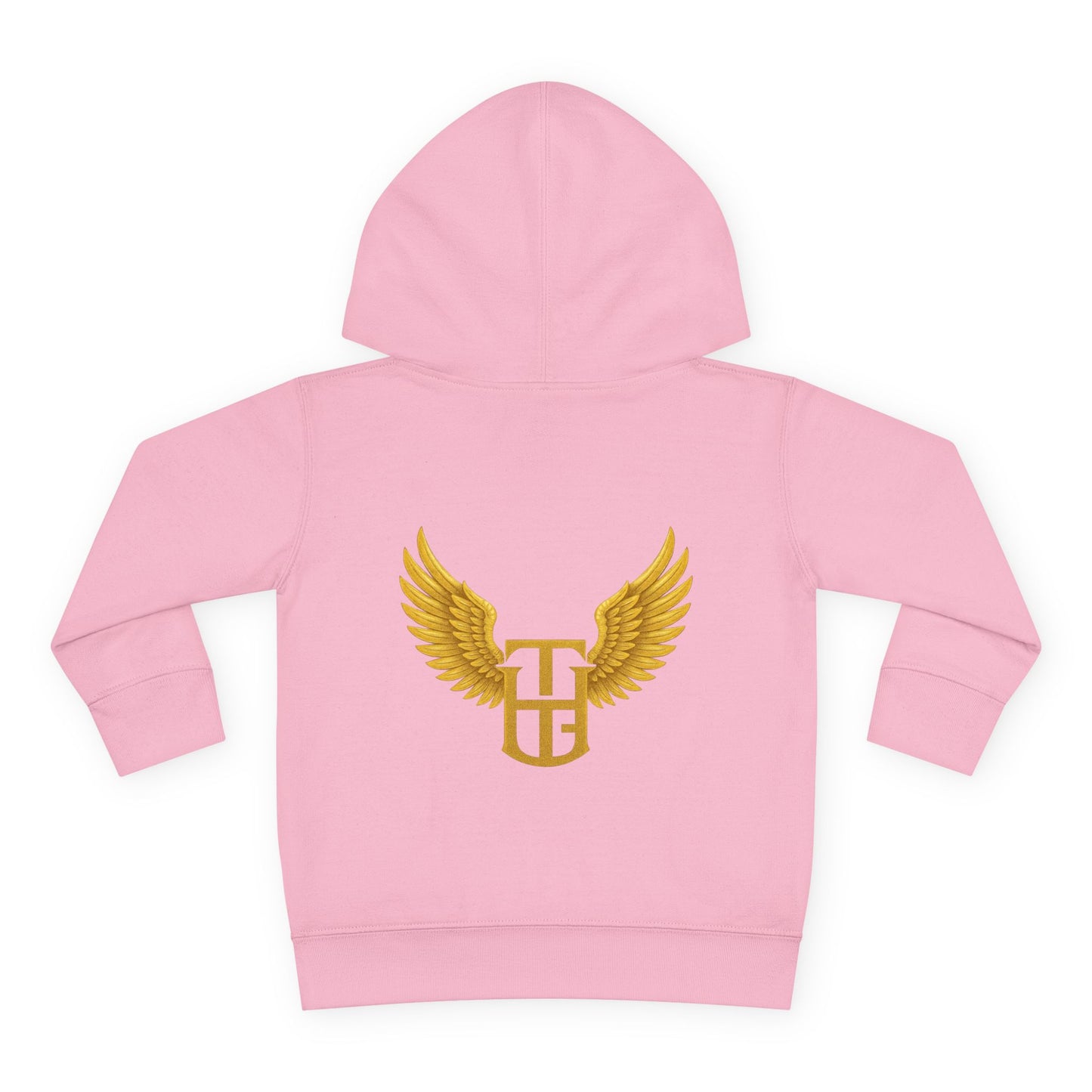 Toddler Hoodie - 'The Holy Garment' Gold Logo & Wings Pullover