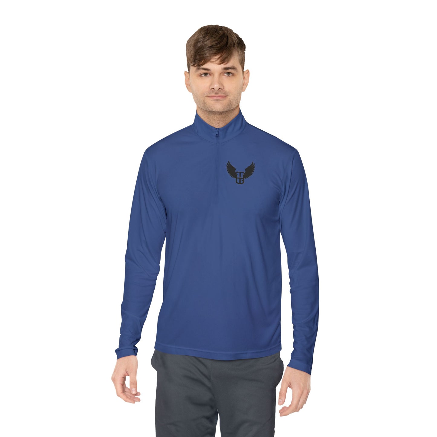 Winged Shield Quarter-Zip Pullover