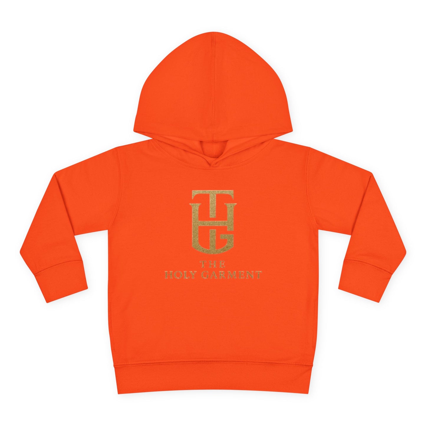 Toddler Hoodie - 'The Holy Garment' Gold Logo & Wings Pullover