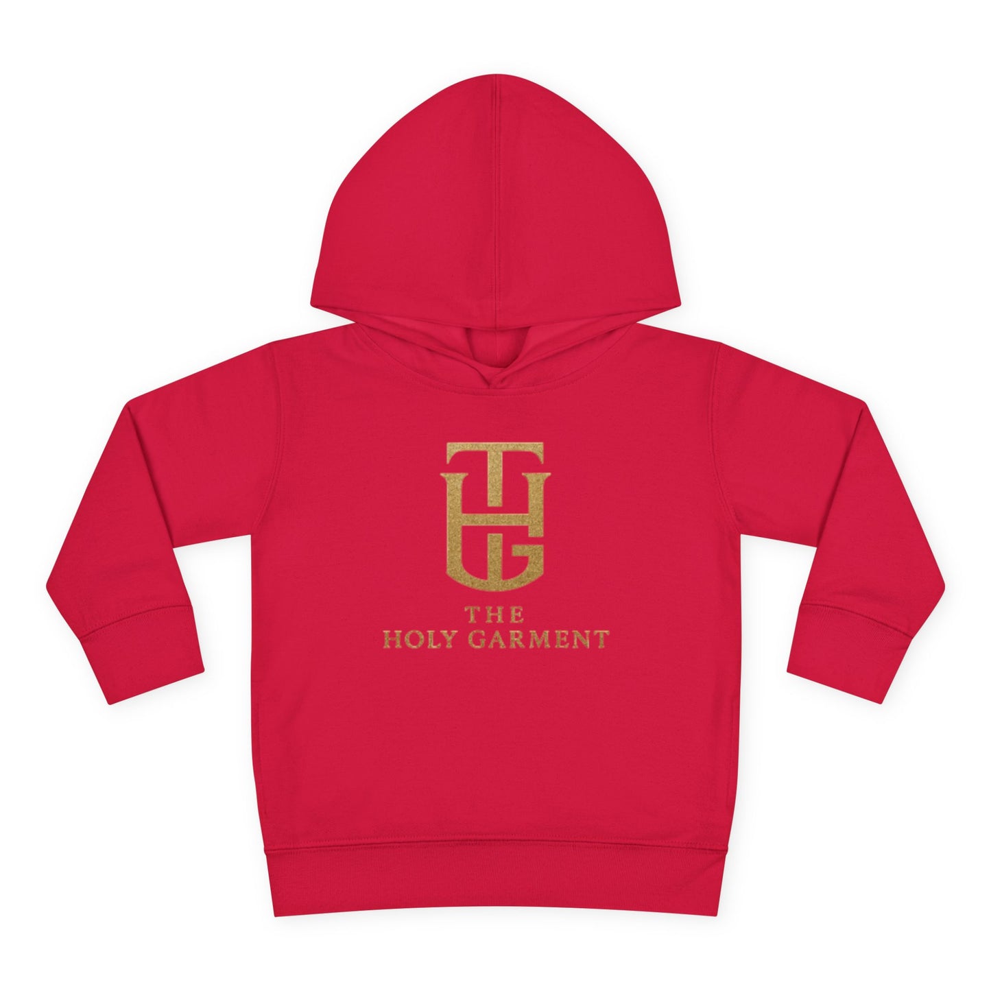 Toddler Hoodie - 'The Holy Garment' Gold Logo & Wings Pullover