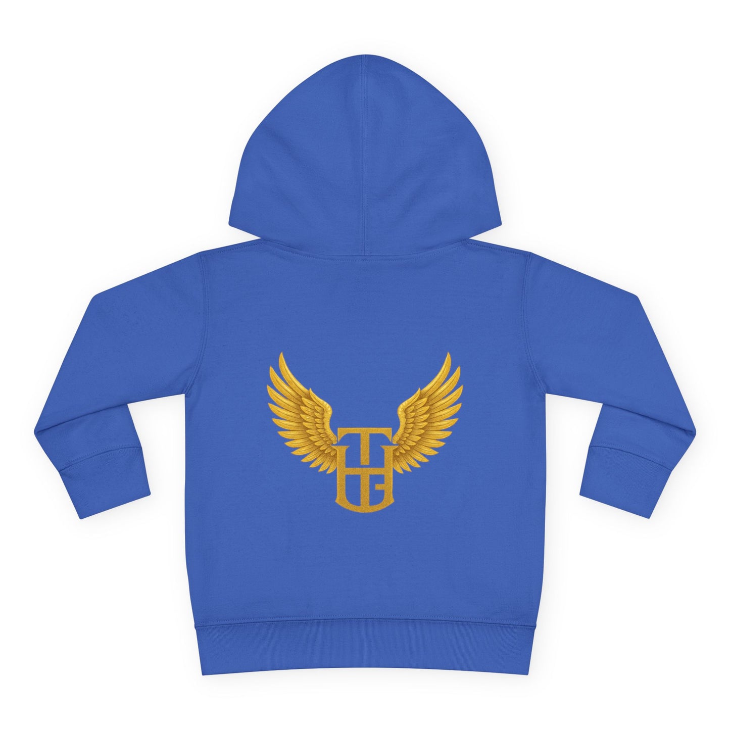 Toddler Hoodie - 'The Holy Garment' Gold Logo & Wings Pullover