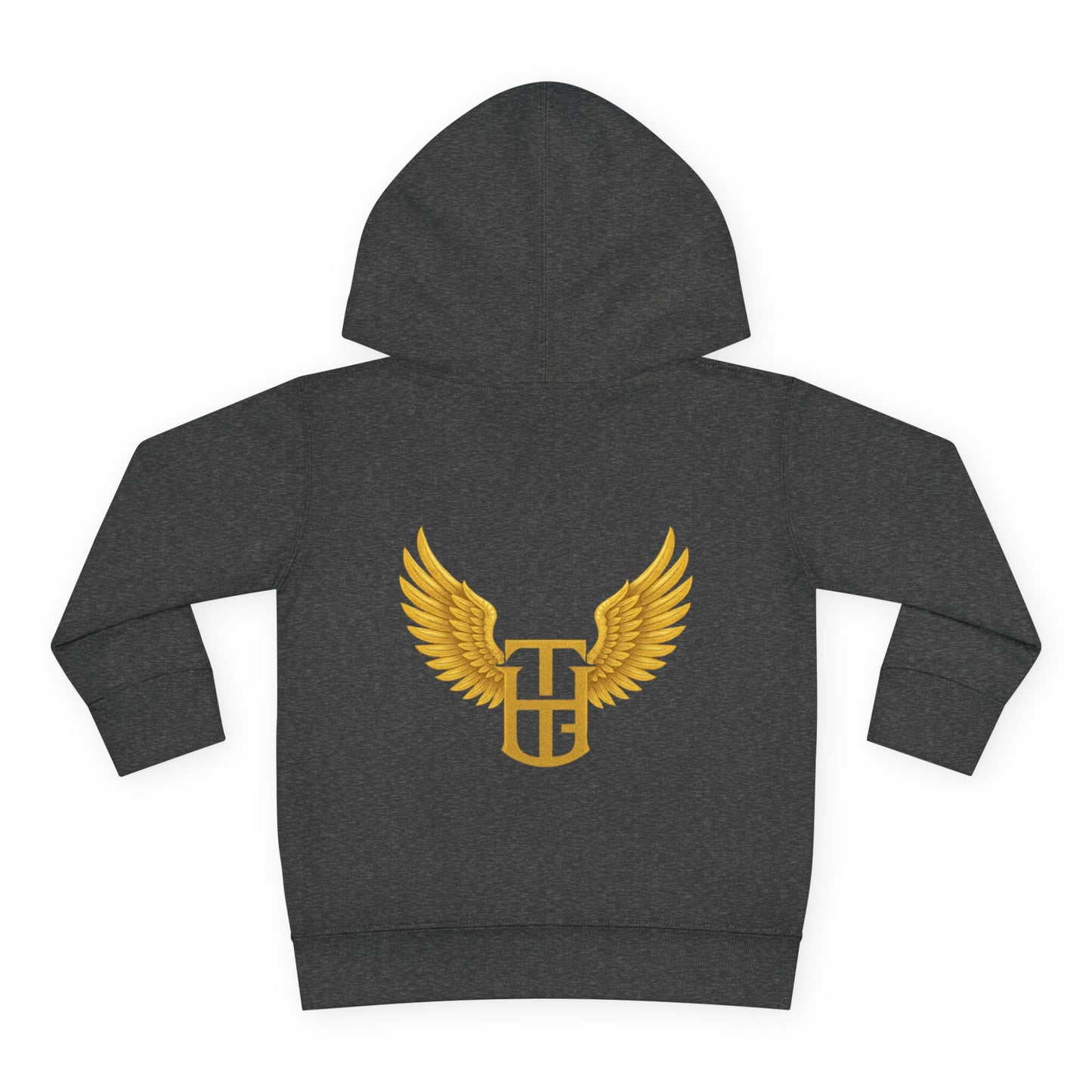 Toddler Hoodie - 'The Holy Garment' Gold Logo & Wings Pullover