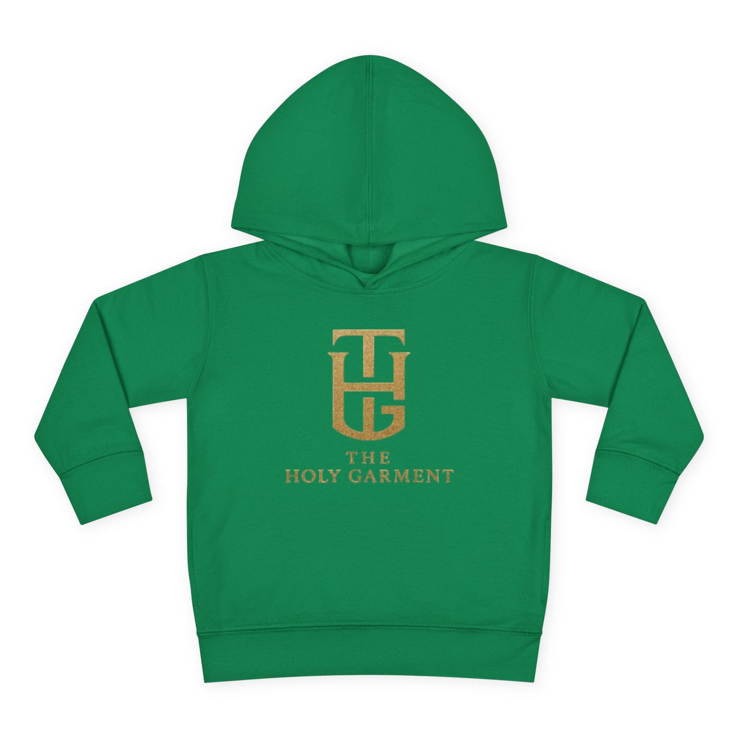 Toddler Hoodie - 'The Holy Garment' Gold Logo & Wings Pullover