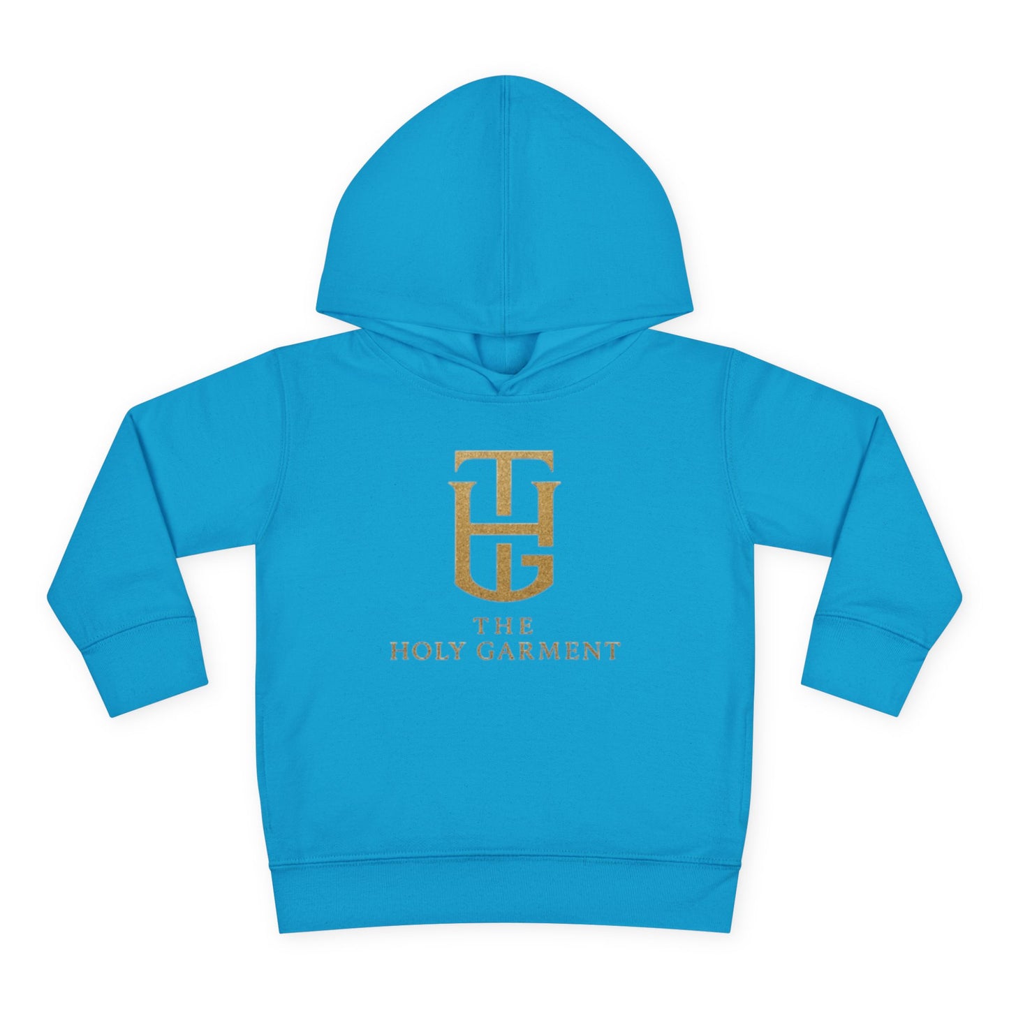Toddler Hoodie - 'The Holy Garment' Gold Logo & Wings Pullover