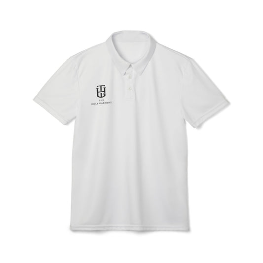 White Performance Polo Shirt