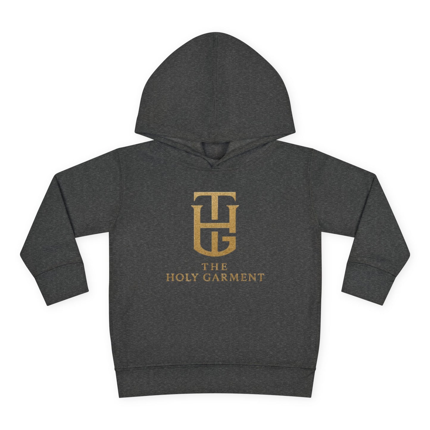Toddler Hoodie - 'The Holy Garment' Gold Logo & Wings Pullover