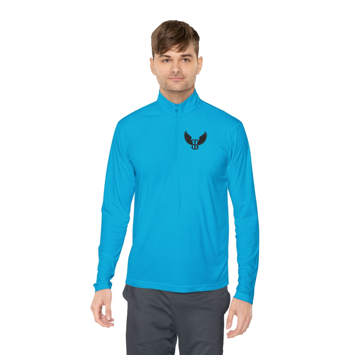 Winged Shield Quarter-Zip Pullover