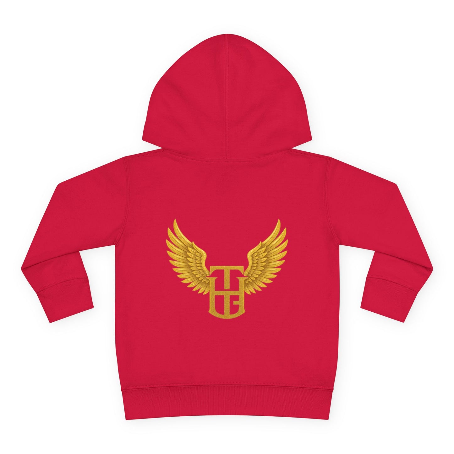 Toddler Hoodie - 'The Holy Garment' Gold Logo & Wings Pullover