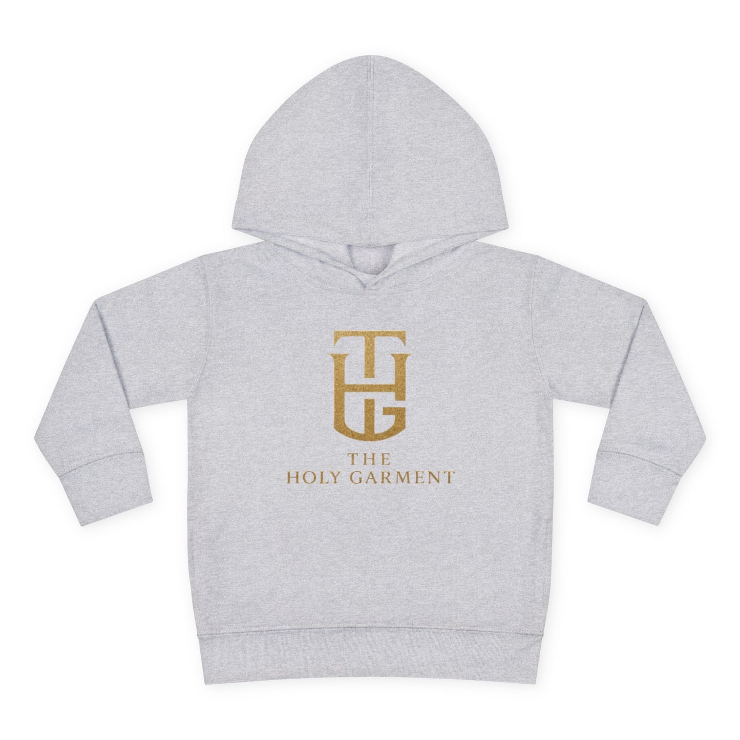 Toddler Hoodie - 'The Holy Garment' Gold Logo & Wings Pullover