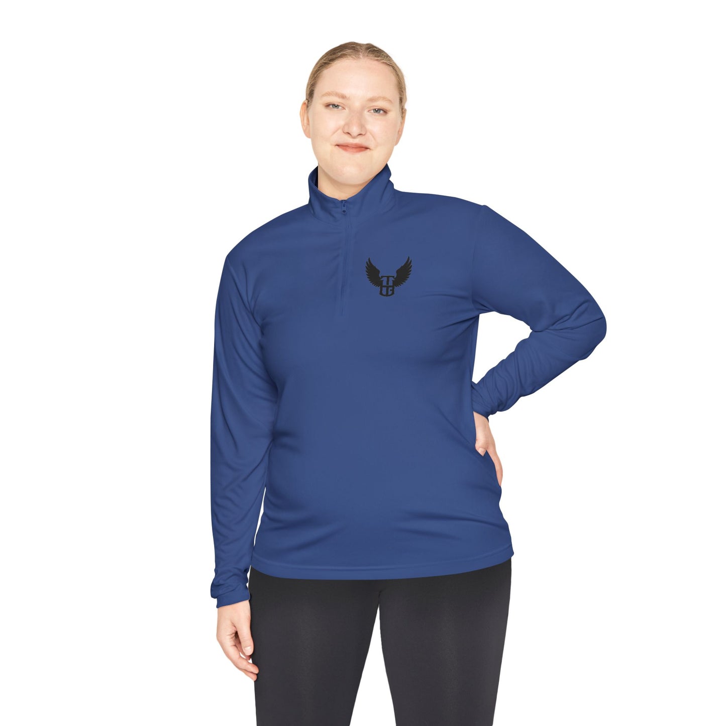Winged Shield Quarter-Zip Pullover