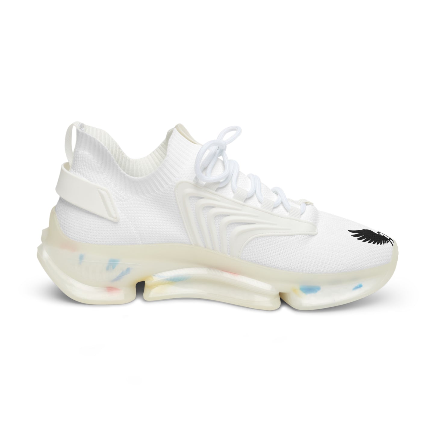 Men's White Mesh Sneakers — Lightweight Athletic Shoes