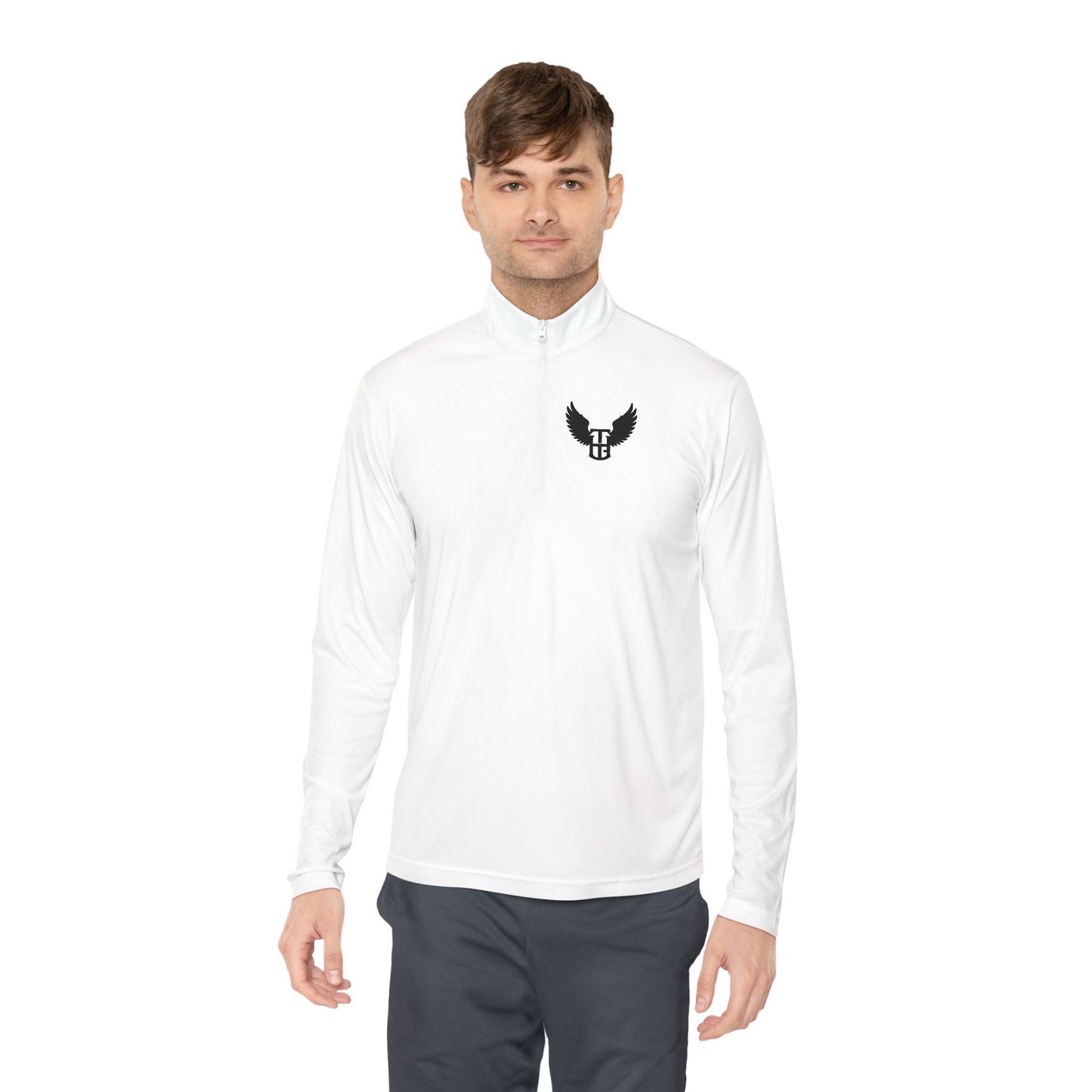 Winged Shield Quarter-Zip Pullover