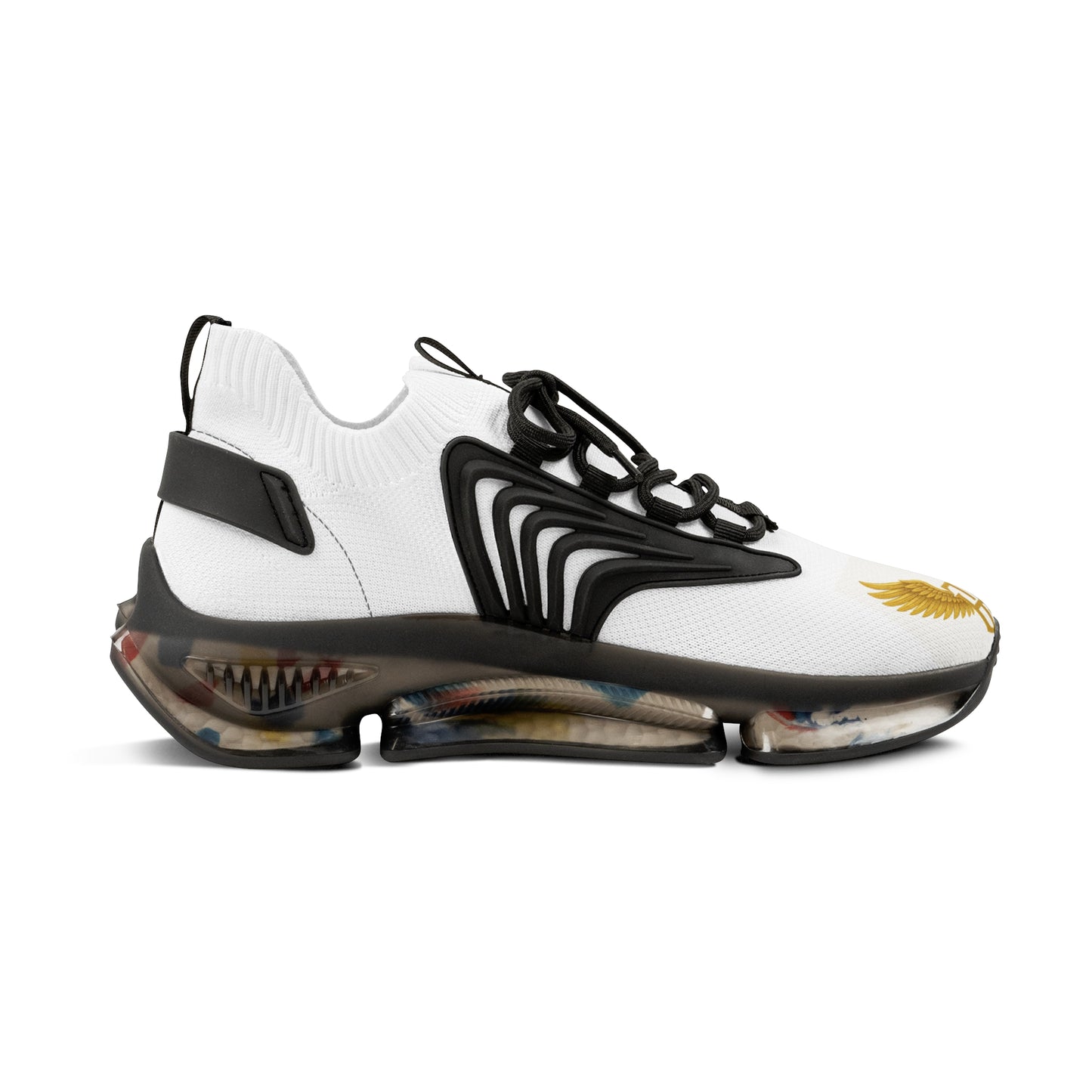Men's White Mesh Sneakers — Lightweight Athletic Shoes