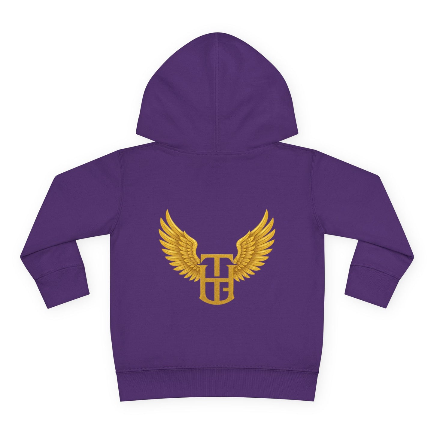 Toddler Hoodie - 'The Holy Garment' Gold Logo & Wings Pullover