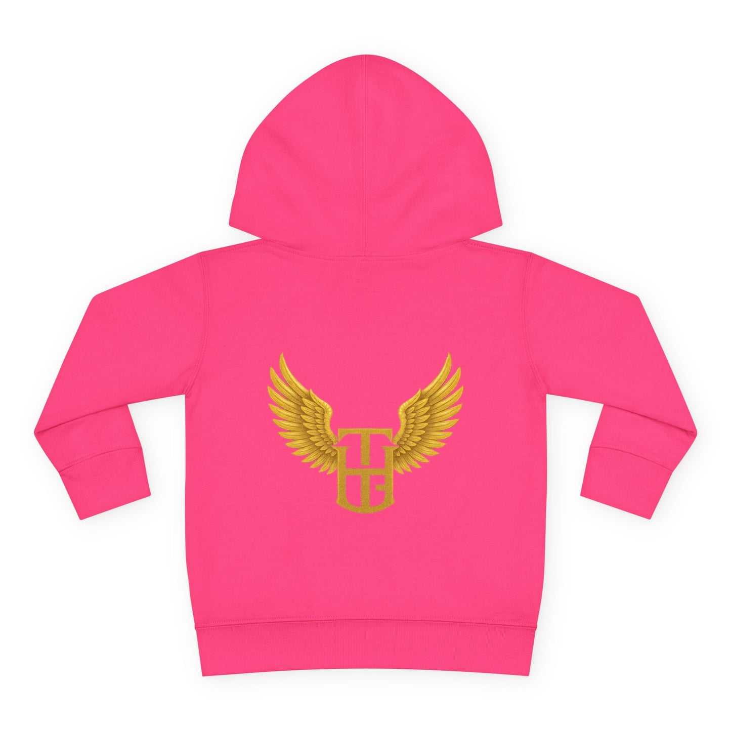 Toddler Hoodie - 'The Holy Garment' Gold Logo & Wings Pullover
