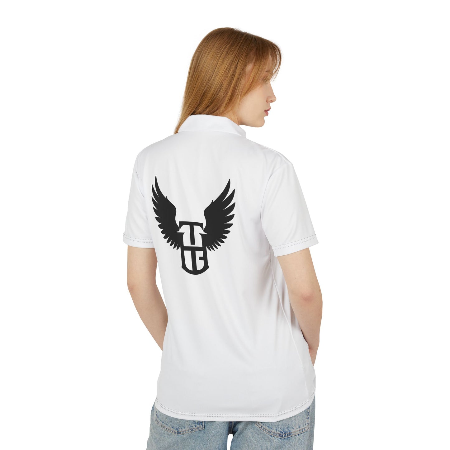 White Performance Polo Shirt