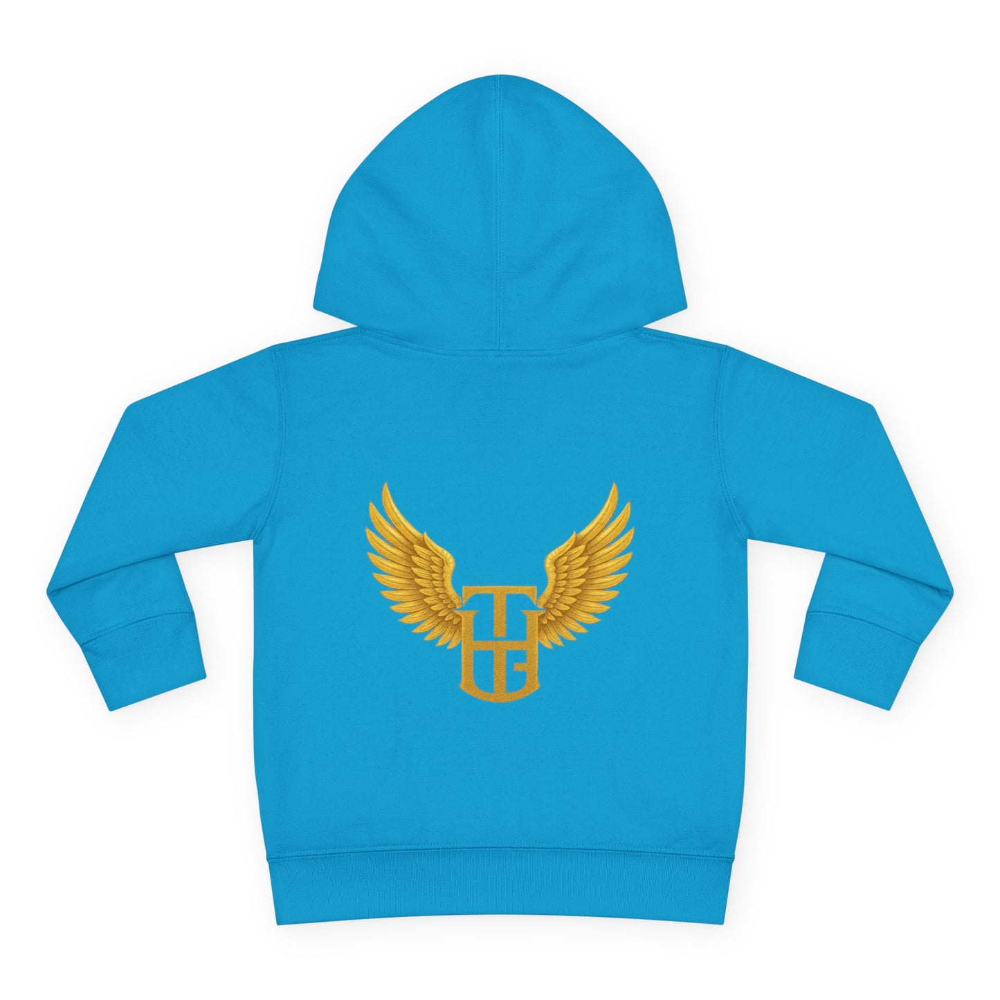 Toddler Hoodie - 'The Holy Garment' Gold Logo & Wings Pullover