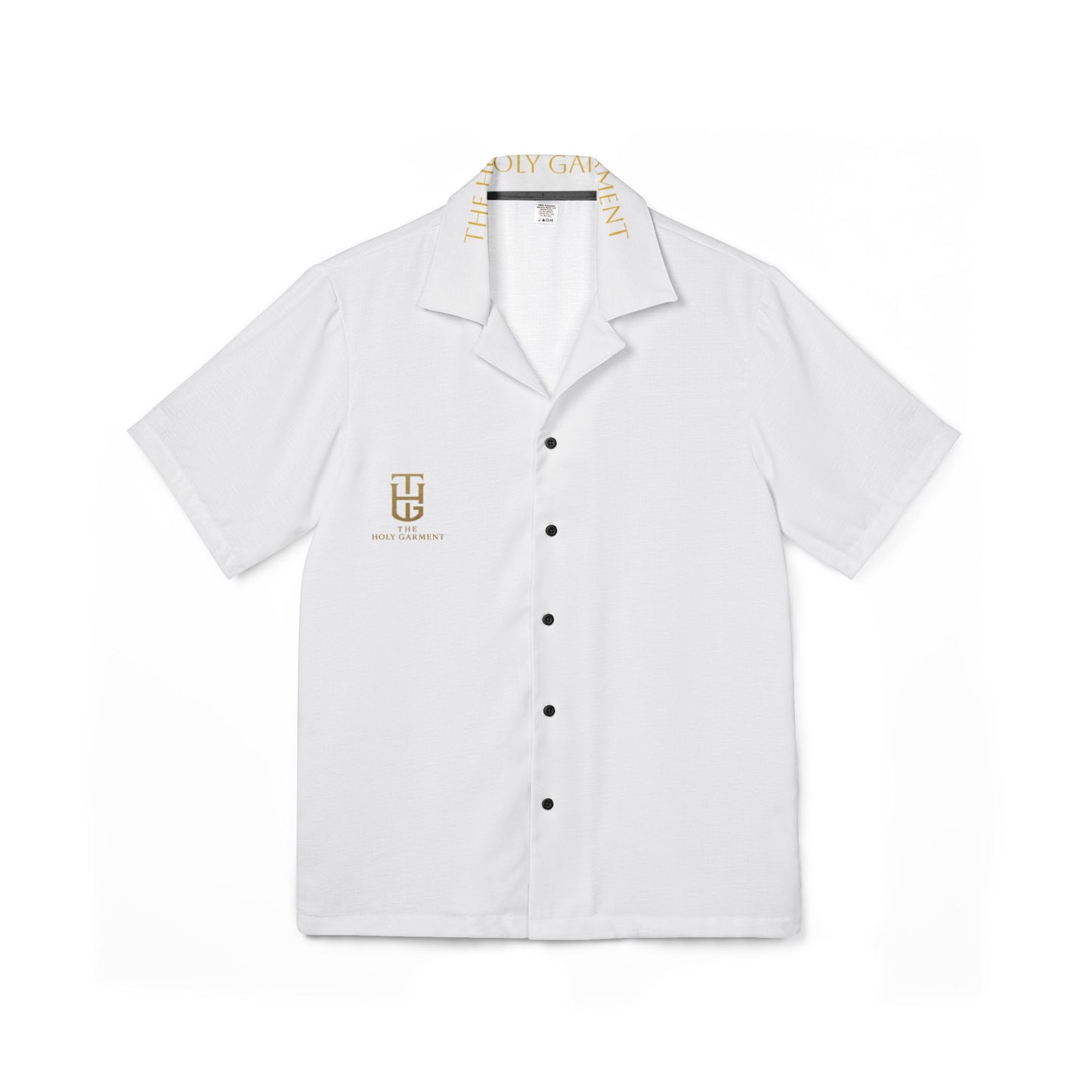 Men's THG White Hawaiian Camp Shirt