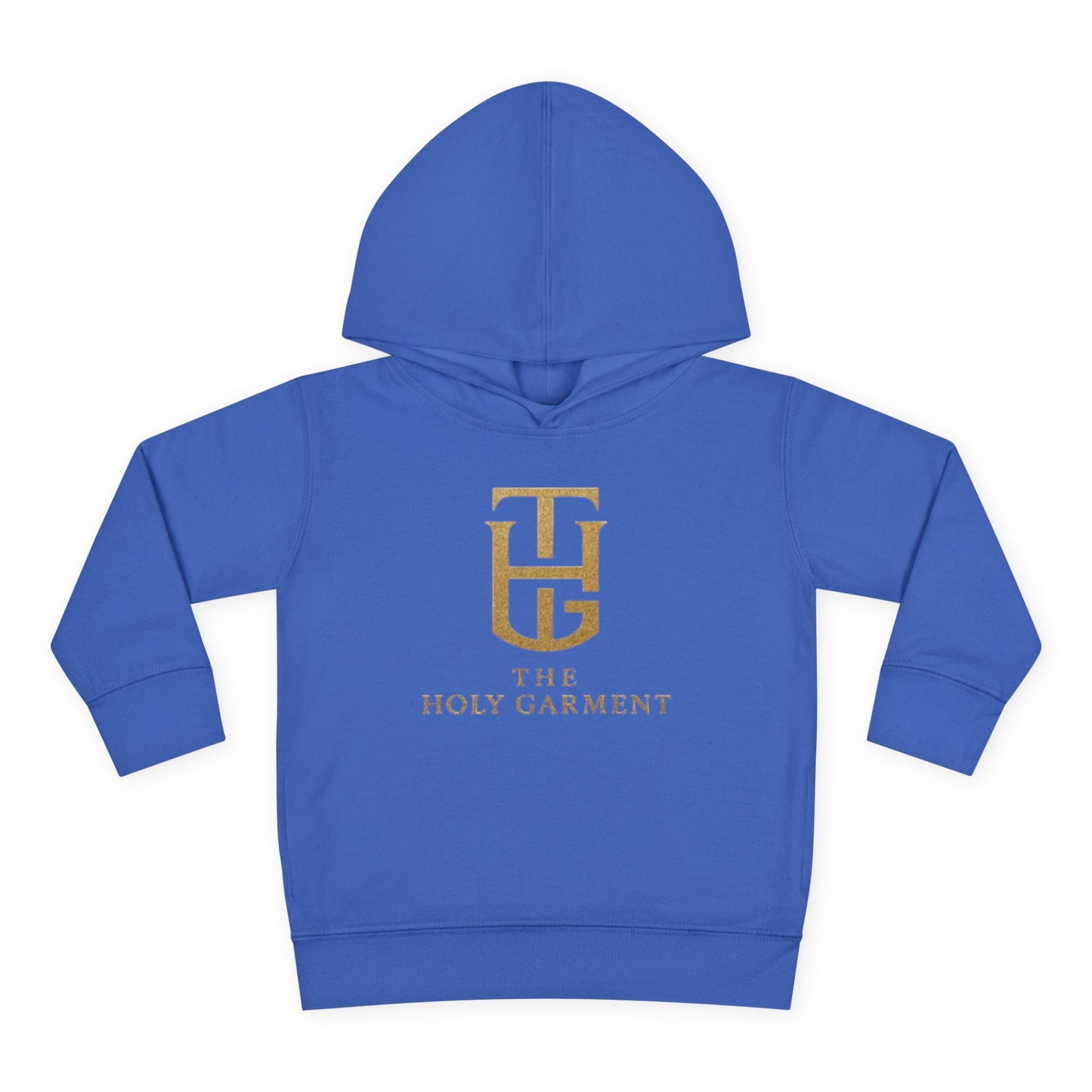 Toddler Hoodie - 'The Holy Garment' Gold Logo & Wings Pullover