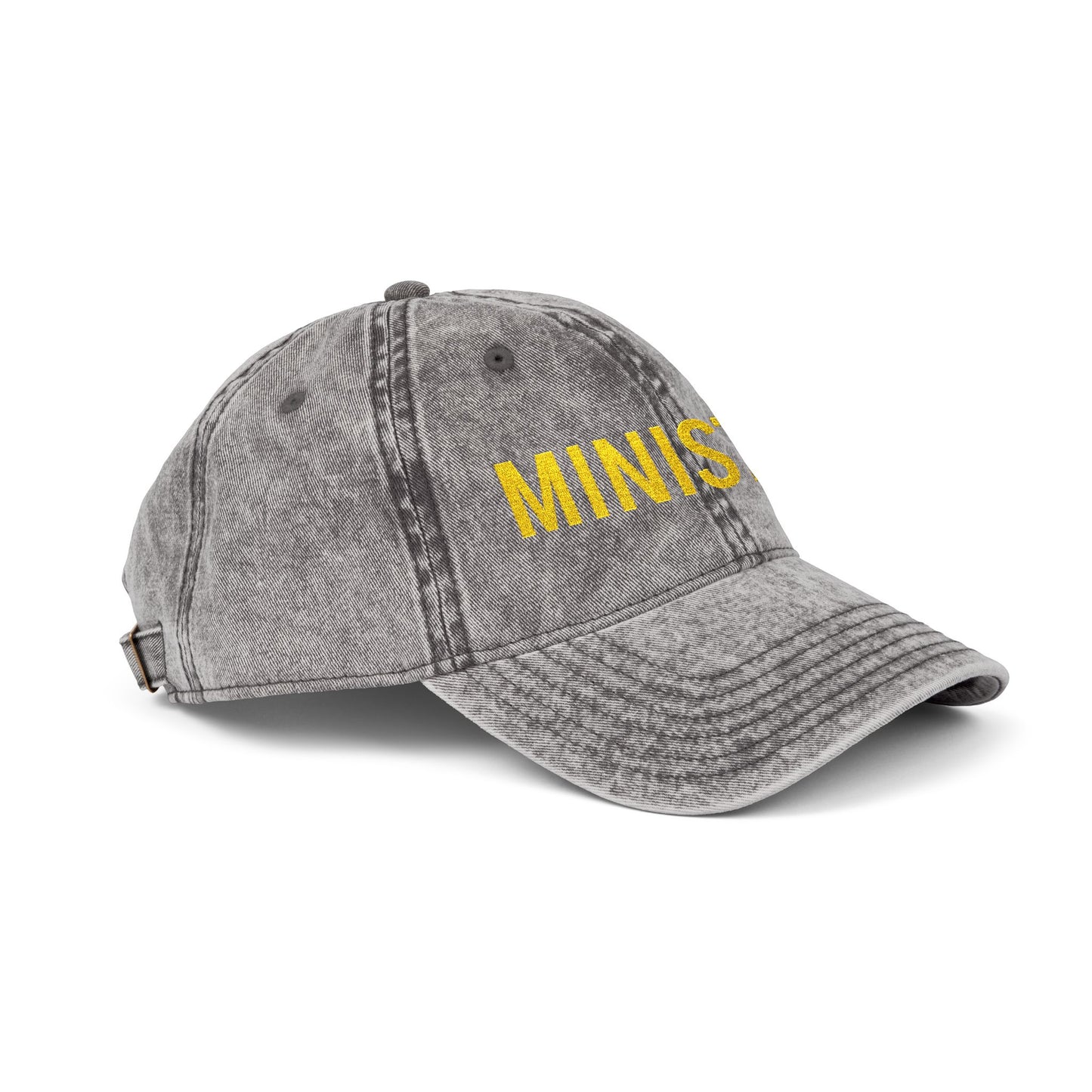 Minister Embroidered Vintage Cap
